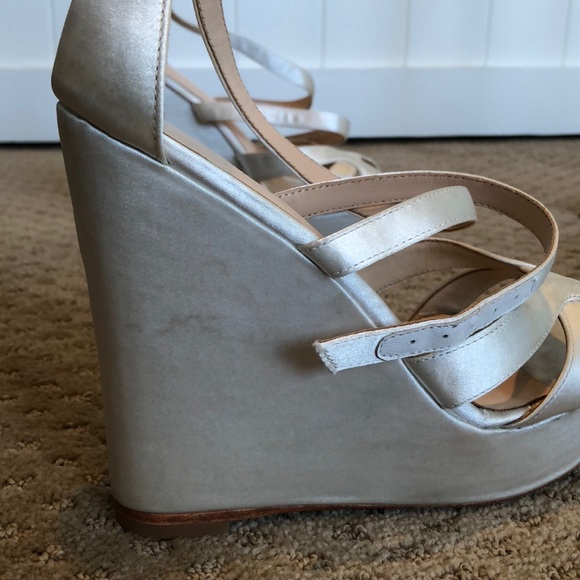 Platform wedding wedges - Picture 2 of 3